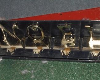 Metal Noel stocking holders