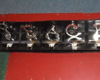 Metal Peace stocking holders