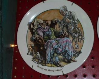 Scrooge & Marley's Ghost plate  #2286