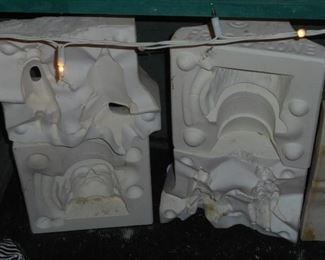 2 - complete pottery molds