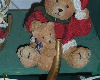 Cast Bear stocking holder