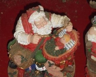 Cast Santa w/toddler 