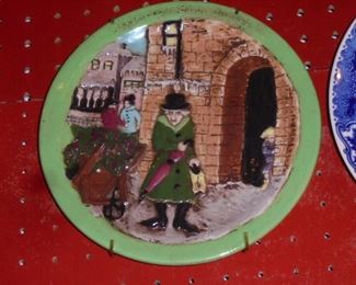Christmas Bah Humbug plate 