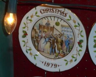 Christmas plates: 1979