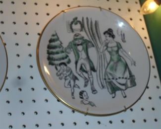 Seasons Greetings Shenango plate 1954