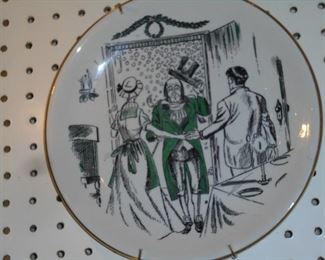 Seasons Greetings Shenango plate 1956