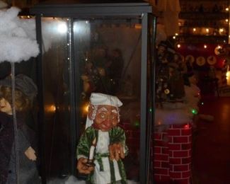 Rare String puppet in lantern display