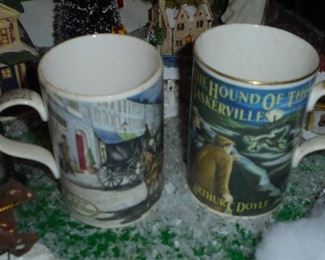 2 Sherlock Holmes mugs