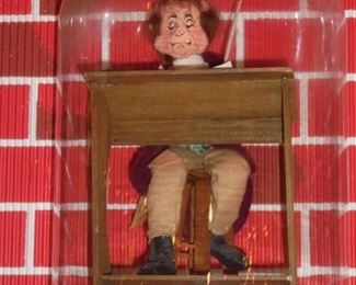 Glass domed Scrooge @ desk 1993