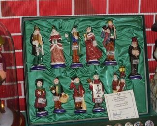 NIB Fitz & Floyd Limited Edition set #761/2500 Christmas Carol character set  11 figurines