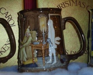 Collectable tankards:  Scrooge w/Ghost  # 1958/1500  1974