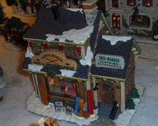 Lit Ski's & snowboards 