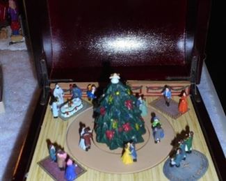 (2) mechanical music boxes