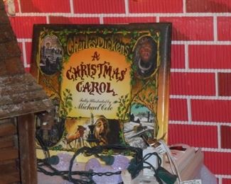 Hardback books: A Christmas Carol:  Michael Cole
