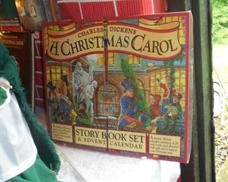 Christmas Carol story book set 