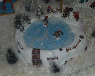 Mechanical & lit ice skate 