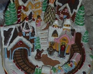 Mechanical & lit village train 