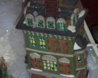 Dept 56 lit Ebenezer Scrooge house