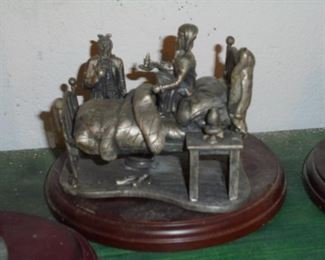 Pewter tudor mint: Scrooge w/Christmas past