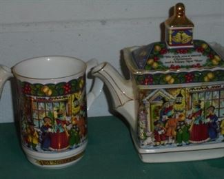 Tea pot & mug   Sadler