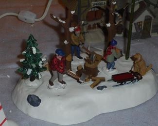 Mechanical wood chopping 