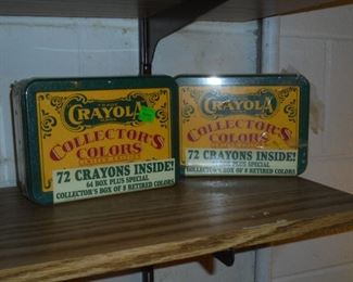 2 - unopened vintage Crayola Collection tins