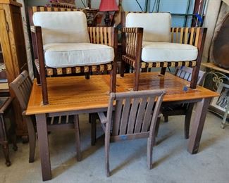 Pottery Barn Outlook patio table and chairs