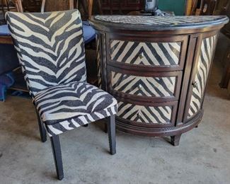 Zebra print furniture
