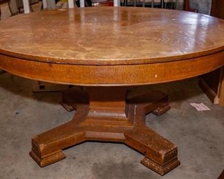 Large pedestal dining table