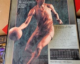 Signed Oscar Robertson poster