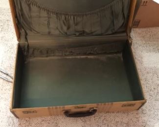 Inside of Vintage suitcase
