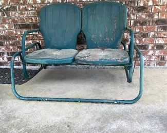 Double metal lounge chair (rocks)