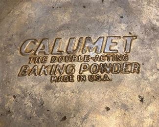 Calumet Baking powder set of 3 pie pans
