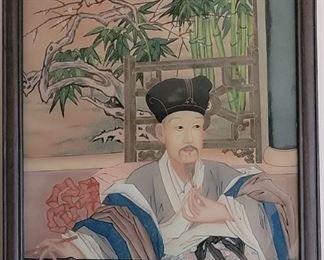Chinese reverse painting 