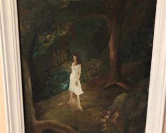 Eerily arousing  painting $75