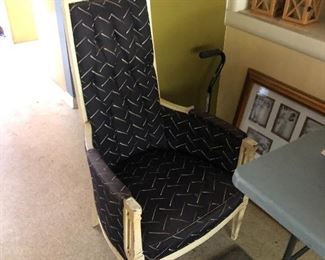 Here’s a very cool vintage  accent chair
It  can be in your home for a mere $45