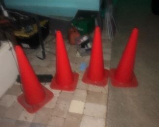 Set of 4 street cones $25 for all