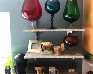 Black glass head $40 