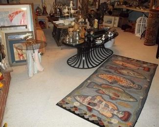 Claire Murray hooked rug