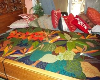 5'x6' hooked rug/wall hanging-Brazil