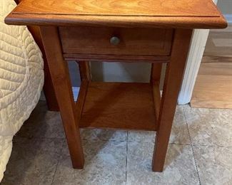 Shackleton-Thomas hand-carved black american cherry bedside table (2)