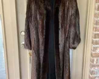 Beaver fur coat