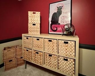 IKEA BASKET CHEST, DECOR, ETC. 