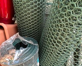 GARDEN FENCING, NETTING, ETC. 