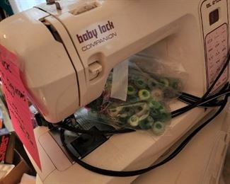 $225 Baby Lock 2100 Companion Sewing Machine.    Easy beginner machine. It's a favorite of many.    