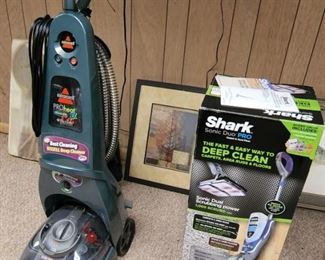 Bissel carpet cleaner Shark Deep Clean. Both are clean and in very good to like new condition.