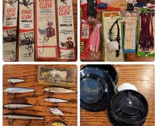 Fishing - Vintage Fishing Gear - some still remaining. Reel sold.