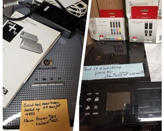 New HP Scanjet 4850
Canon printer with ink.