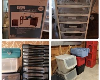 Storage Bins of all types and sizes.