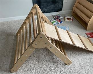 Lily & River -- Little Climber Birch Wood with Ladder/Slide Accessory ; Birch neutral color